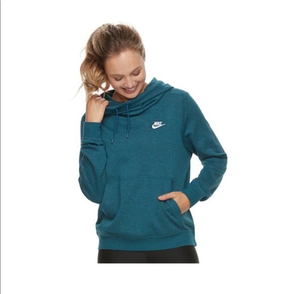 dark atomic teal nike hoodie